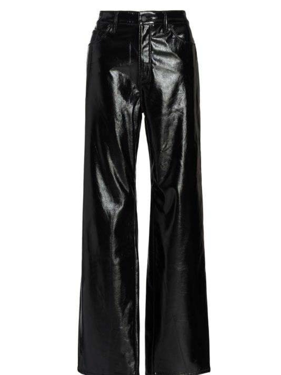 Online Good American Good '90S Vinyl High-Waisted Pants