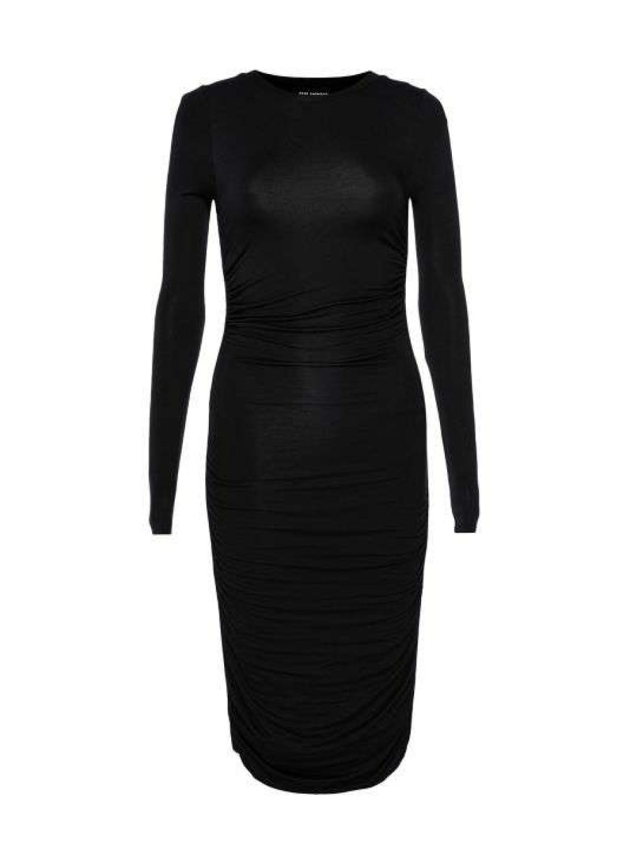 Hot Good American Ruched Bodycon Dress