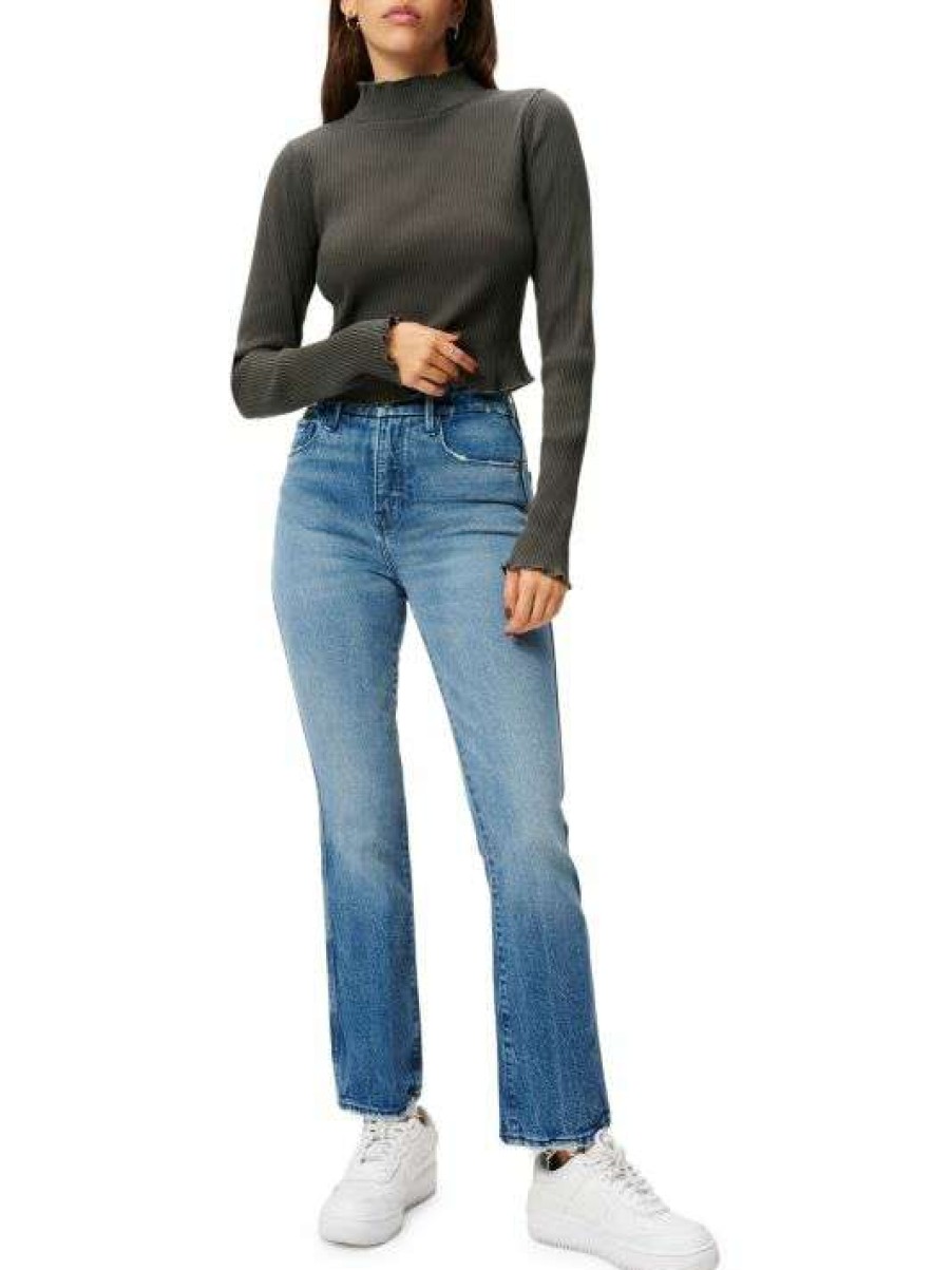 Hot Good American Good Curve Straight Jeans