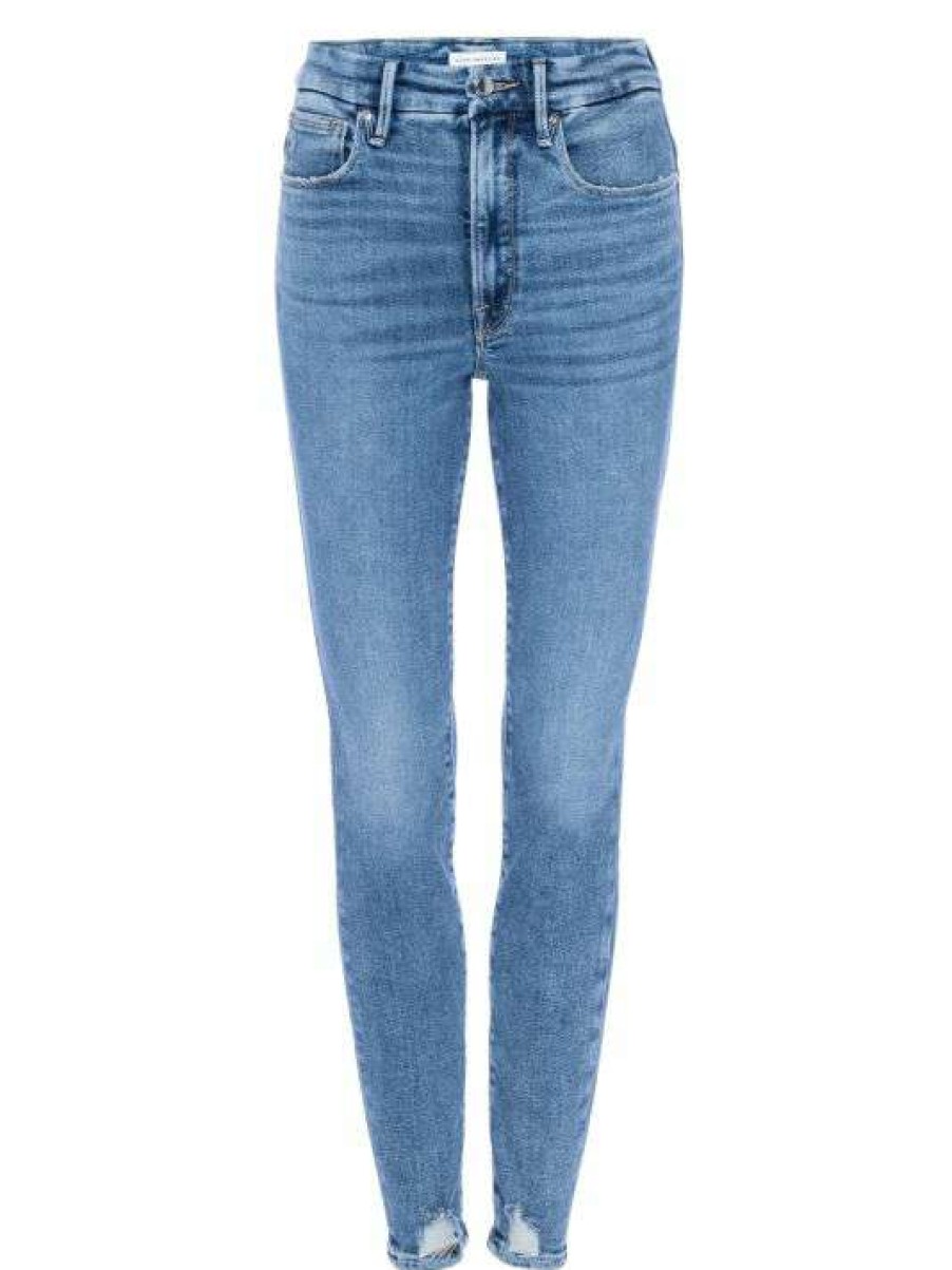 Clearance Good American Good Legs Deep-V High-Rise Jeans