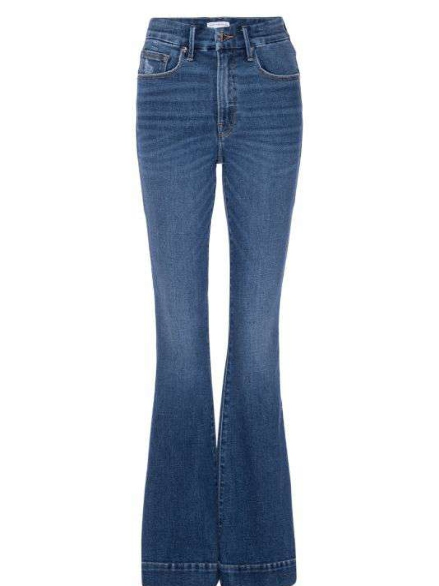 Online Good American Good Legs High-Rise Stretch Flare Jeans