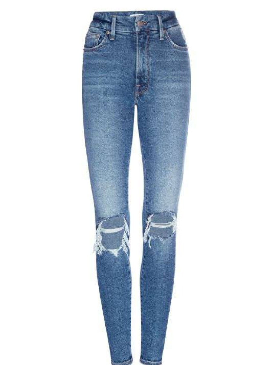 Best Good American Good Waist Distressed Jeans