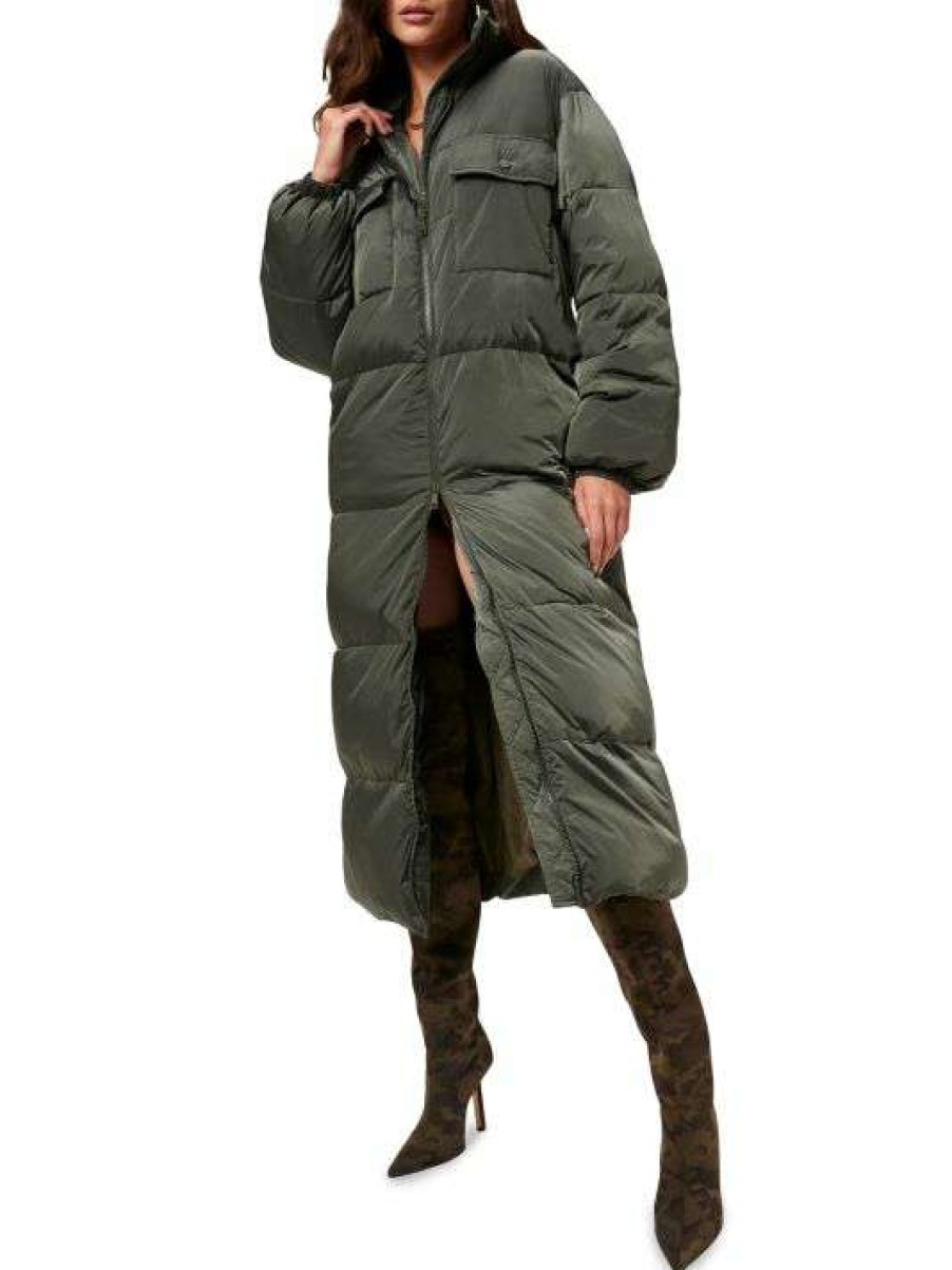 Online Good American Long-Line Belted Puffer Coat