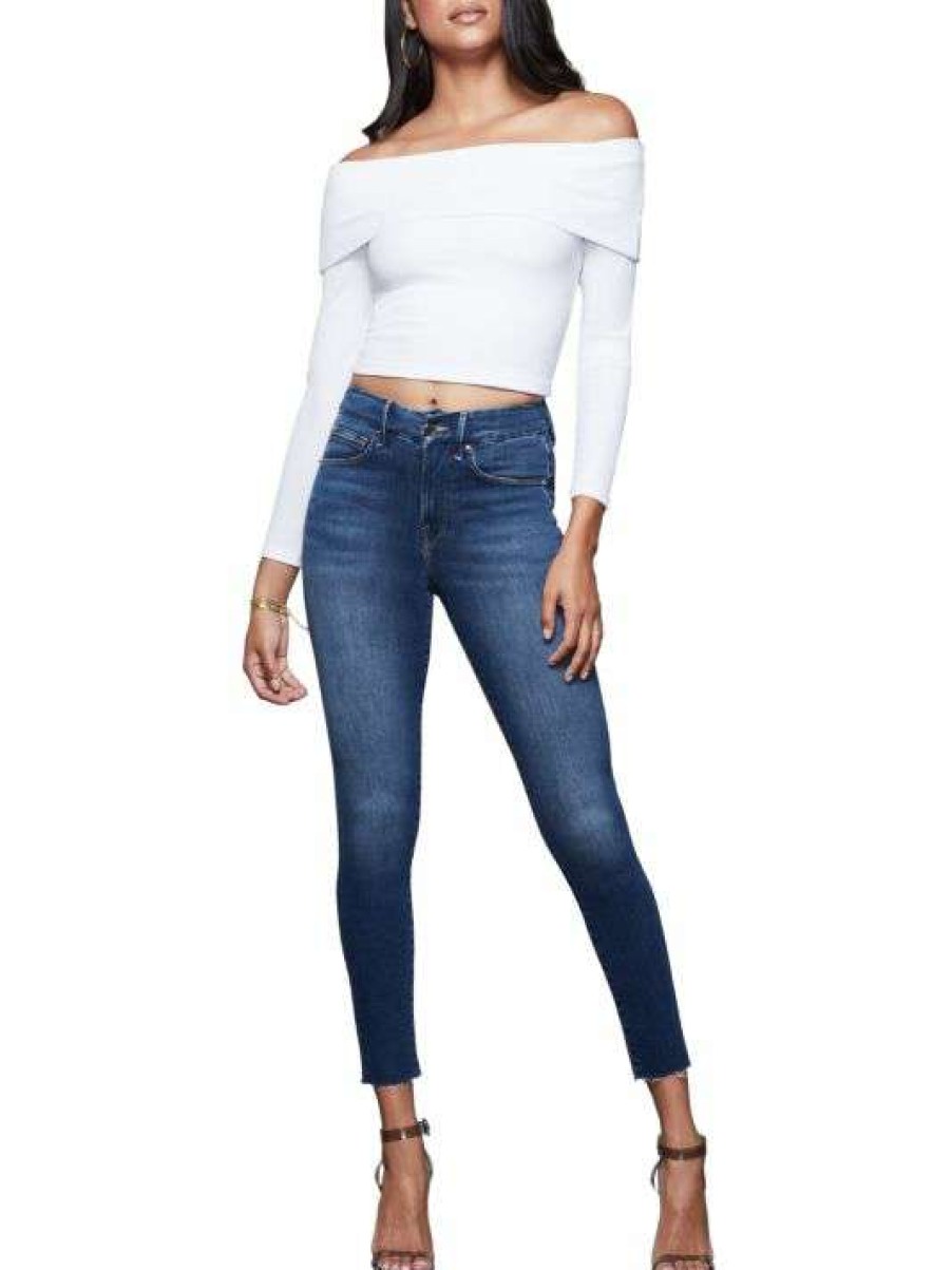 Clearance Good American Good High-Rise Stretch Skinny Jeans