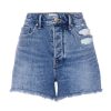 New Good American The Bombshell High-Rise Denim Shorts