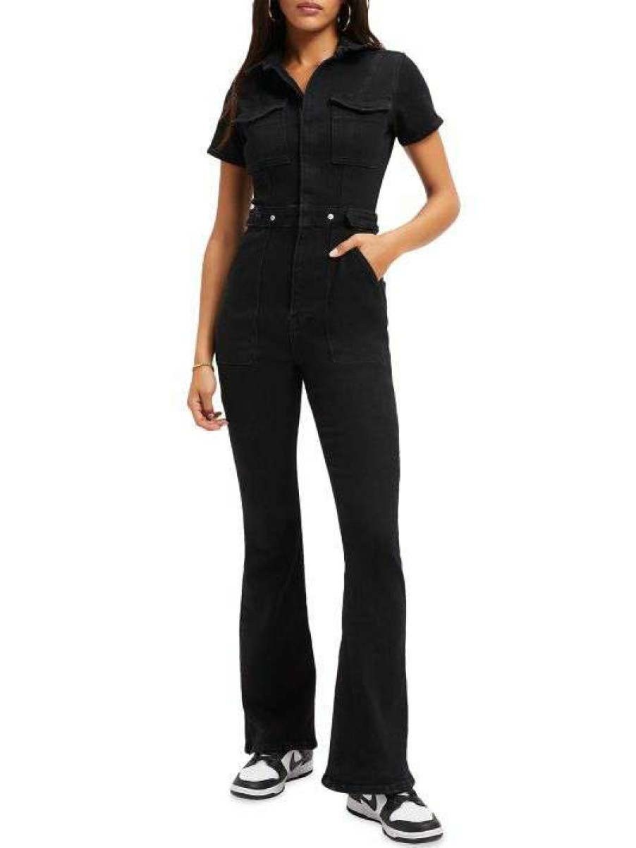 Clearance Good American Fit For Success Bootcut Jumpsuit