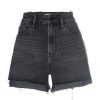 Best Good American Good '90S Step-Hem Cut-Off Stretch Jean Shorts