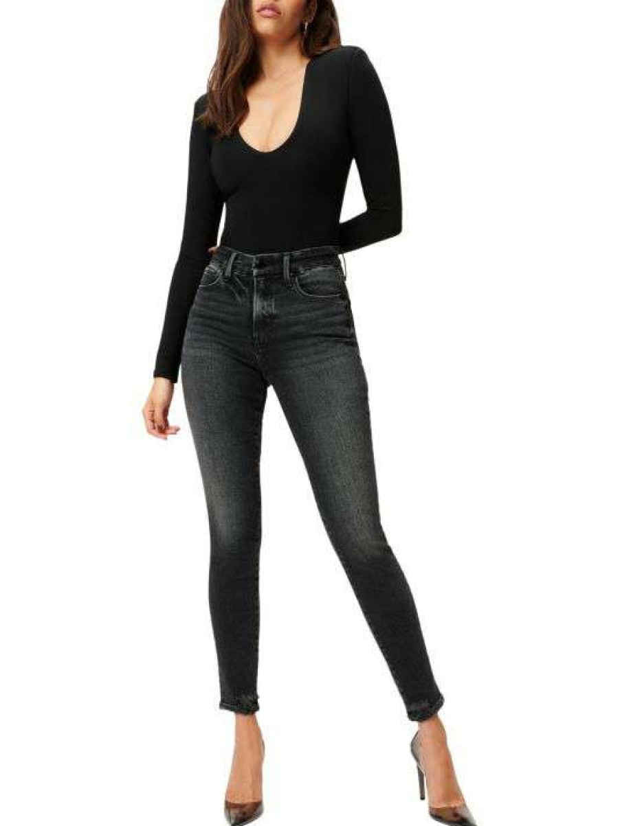 Wholesale Good American Good Legs High-Rise Shadow Stretch Skinny Jeans