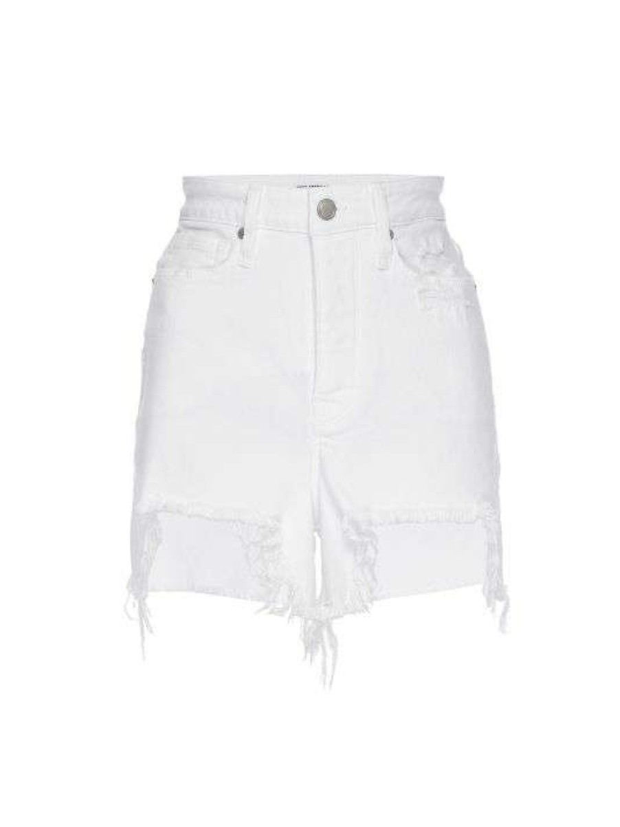 New Good American Bombshell High-Waisted Denim Shorts