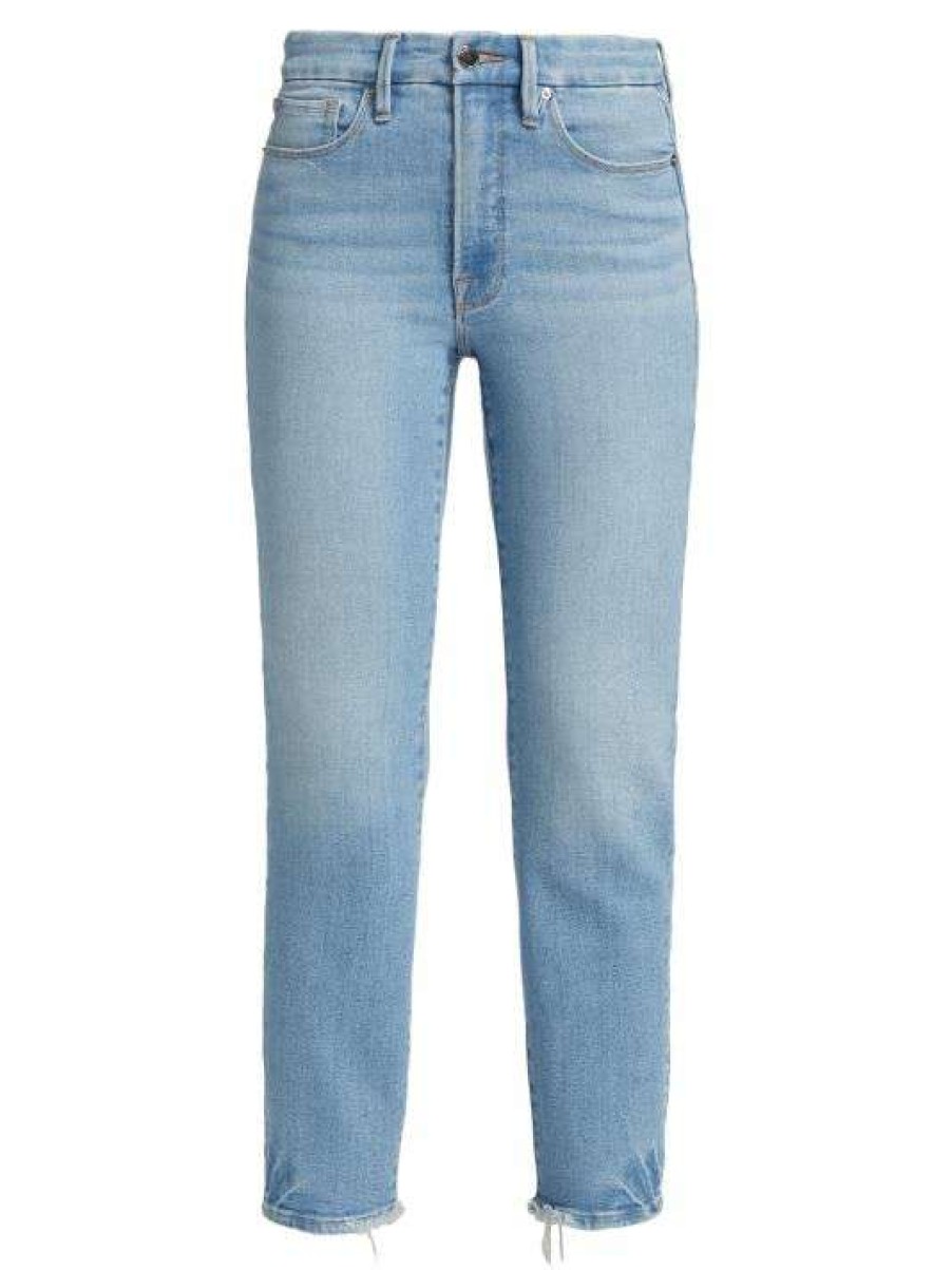 Hot Good American Good Legs High-Rise Cigarette Jeans