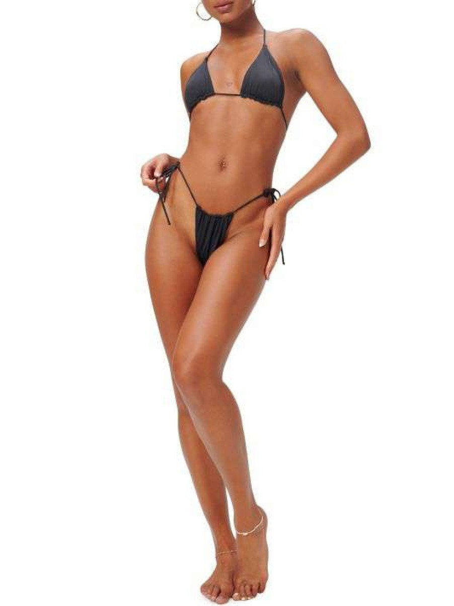 Wholesale Good American Matte Tiny Ties Bikini Top