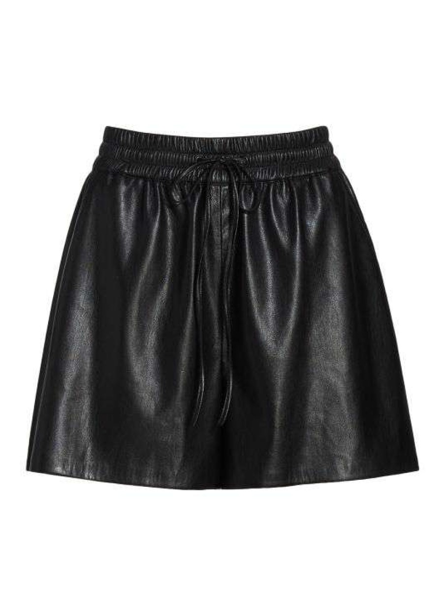 Wholesale Good American Better Than Leather Drawstring Shorts