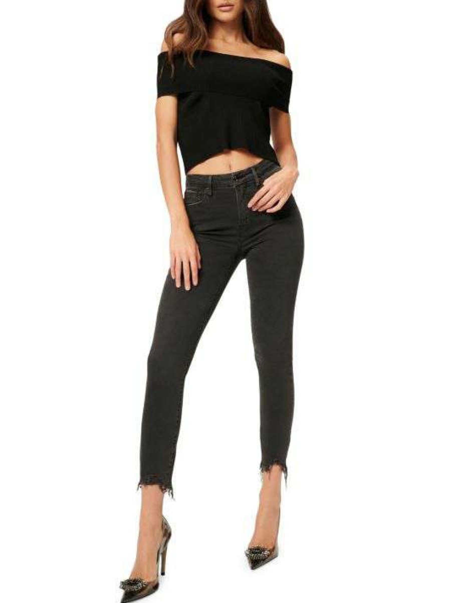 Wholesale Good American Off-The-Shoulder Crop Top