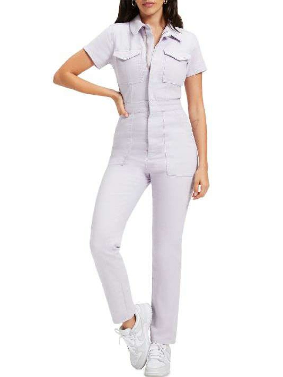 Clearance Good American Fit For Success Denim Jumpsuit