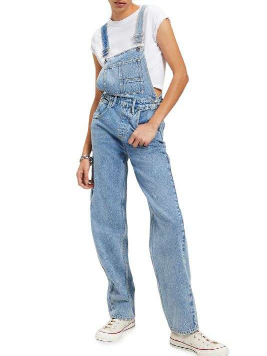 Hot Good American Good '90S Denim Overalls