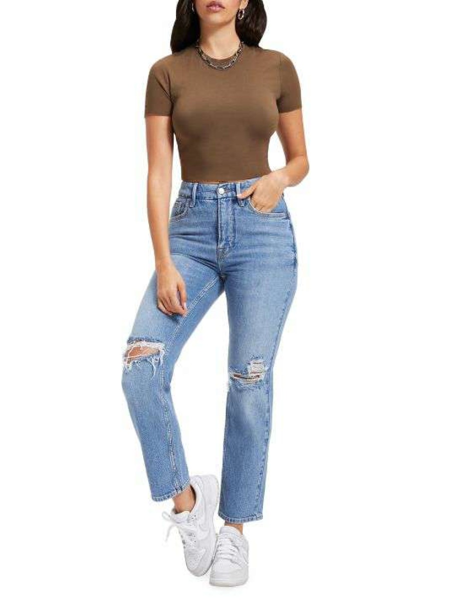 Best Good American Good '90S Cropped Icon Jeans