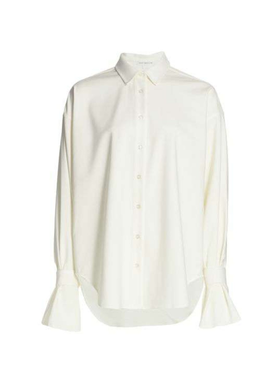 Wholesale Good American High-Low Poplin Shirt