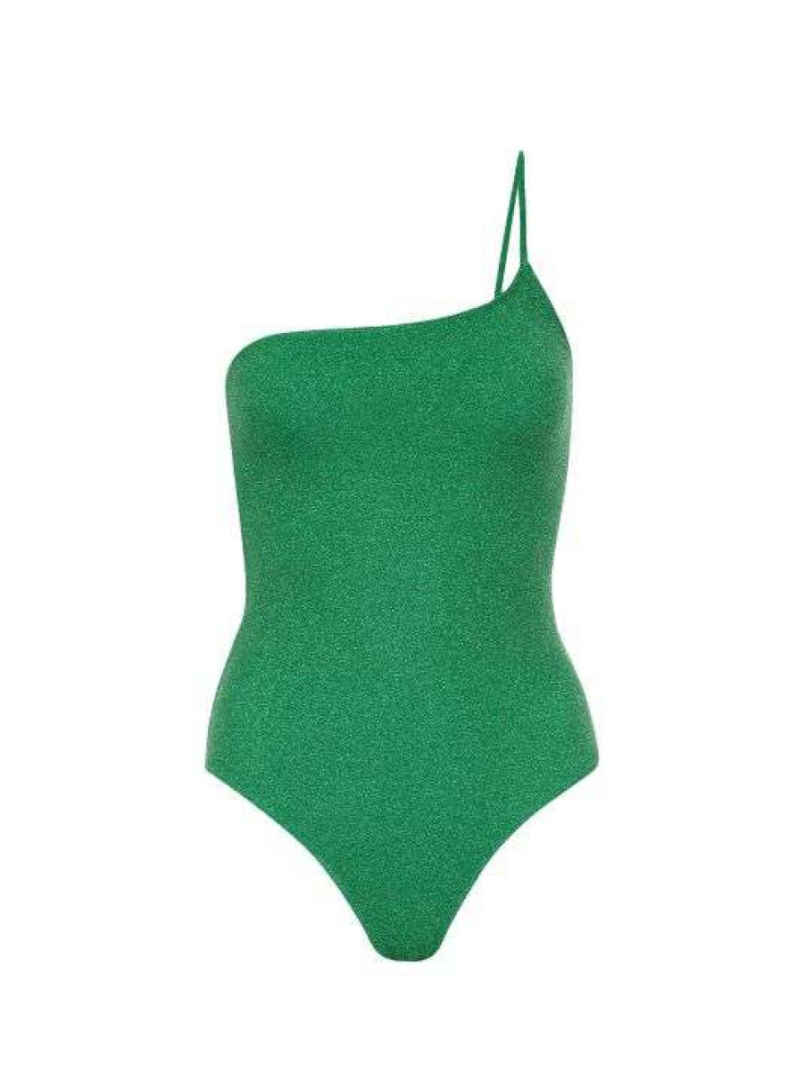 Hot Good American Sparkle One-Piece Swimsuit