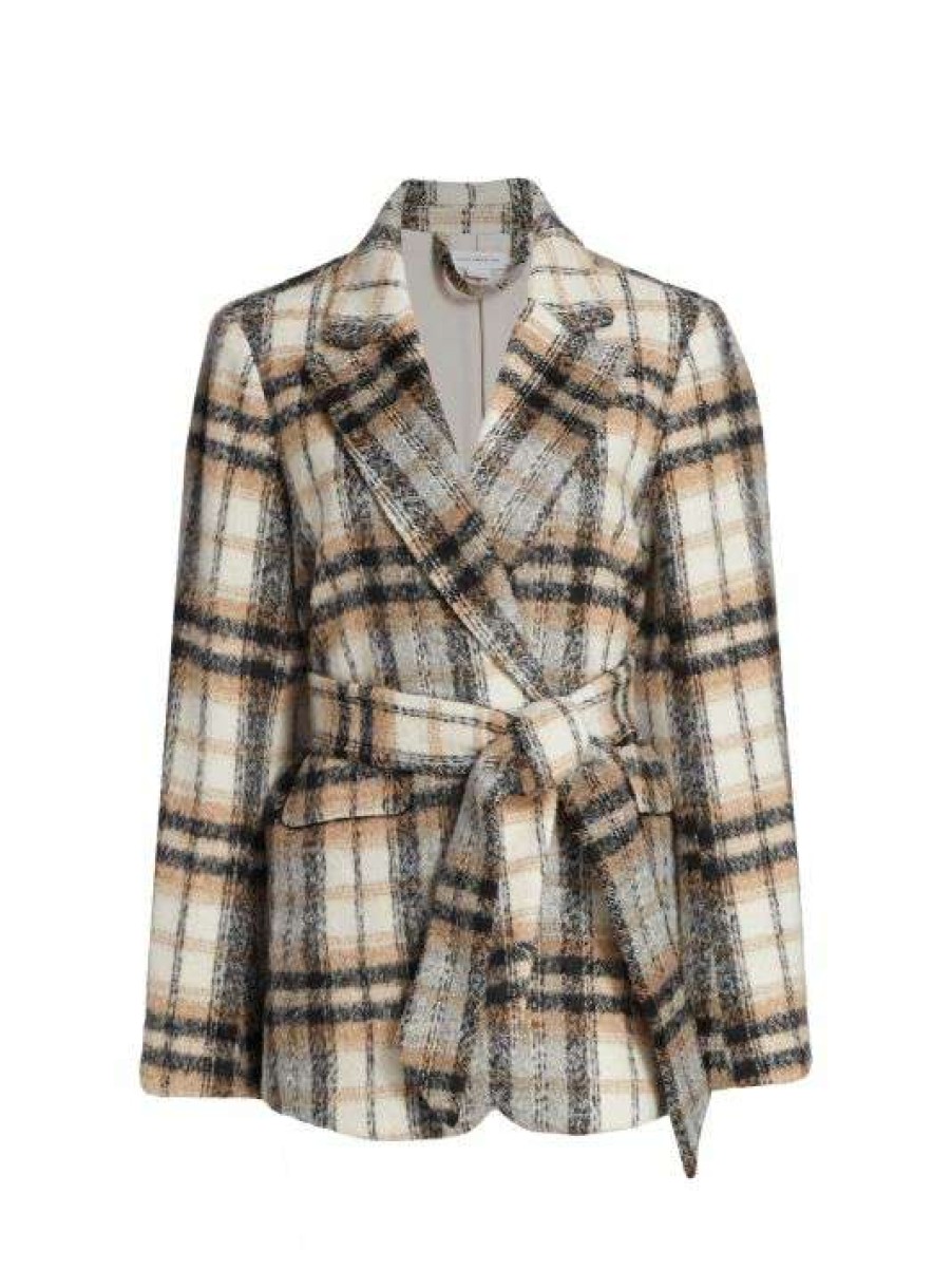 Wholesale Good American Plaid Boxy Blazer