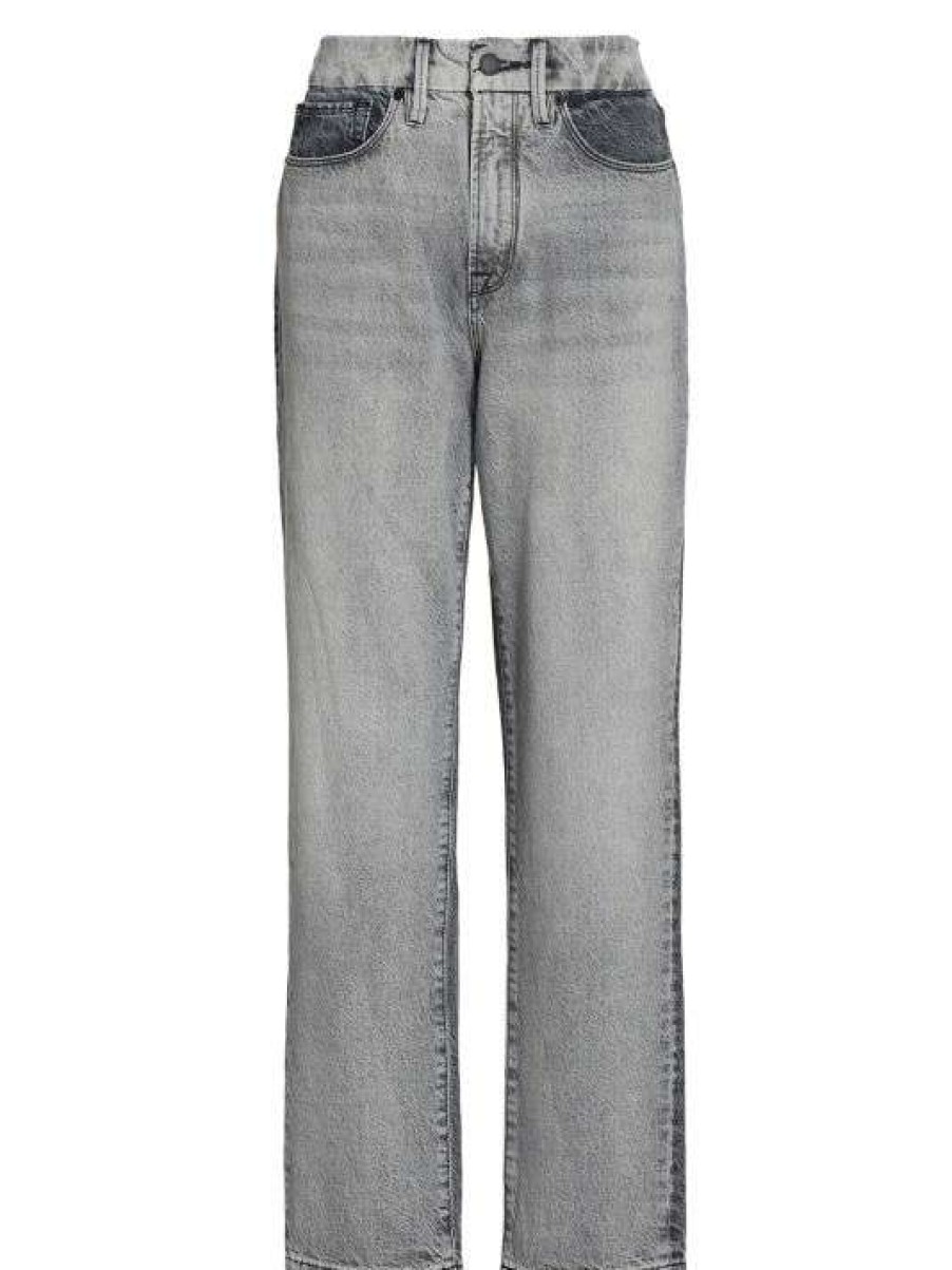 Clearance Good American Good Vintage High-Rise Two-Tone Skinny Jeans