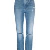 Best Good American Good Classic High-Rise Distressed Stretch Slim Jeans