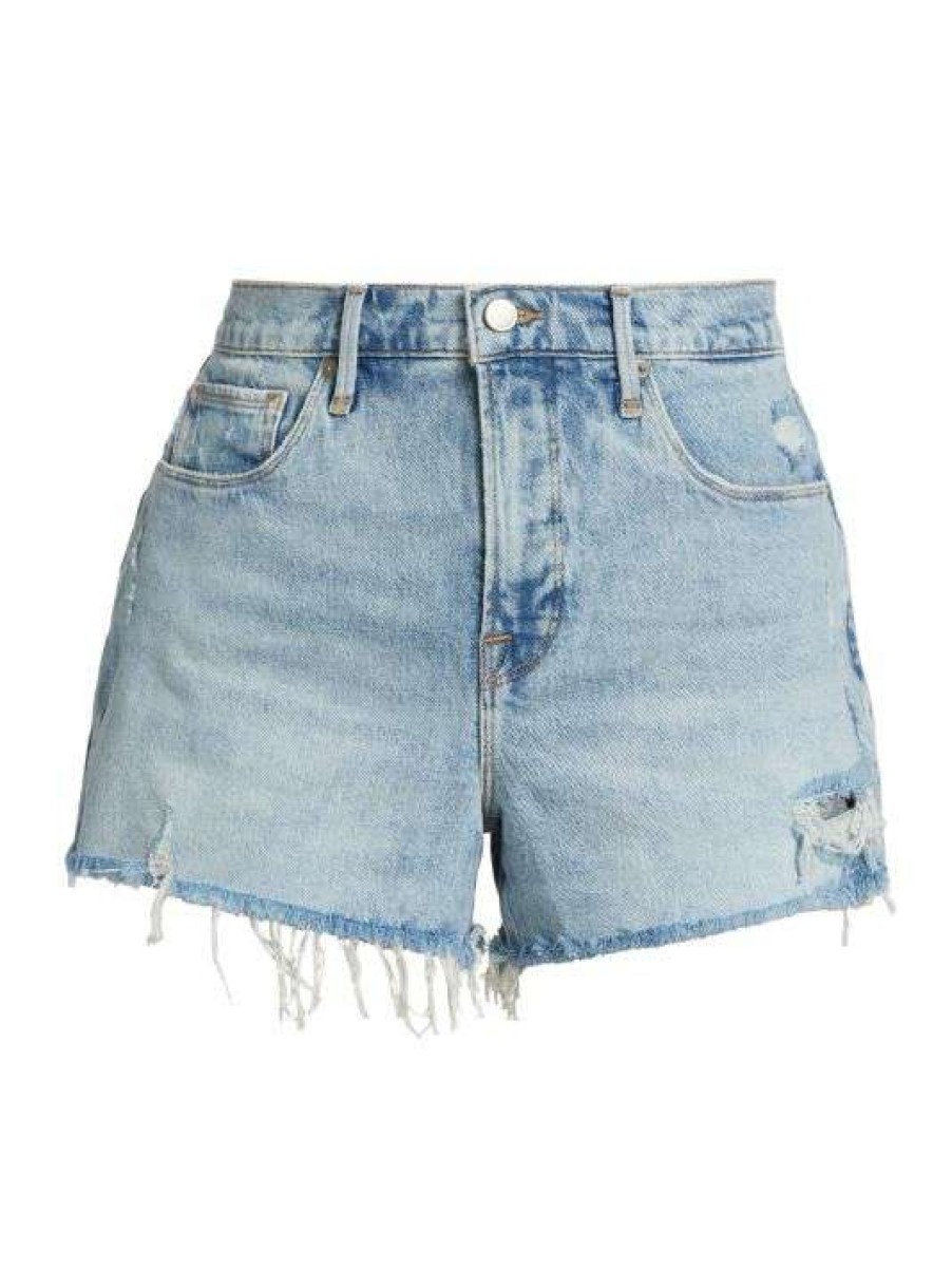 Hot Good American Good 90S High-Rise Denim Shorts