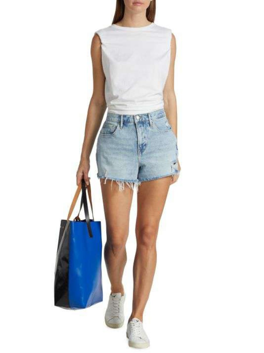 Hot Good American Good 90S High-Rise Denim Shorts