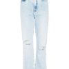 Hot Good American Good Boy Distressed High-Waisted Stretch Jeans